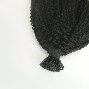 Capelli umani grezzi non trattati indiani I Tip <span class=keywords><strong>Extension</strong></span> capelli vergini 4C ricci <span class=keywords><strong>Afro</strong></span> ricci - Product Image 2