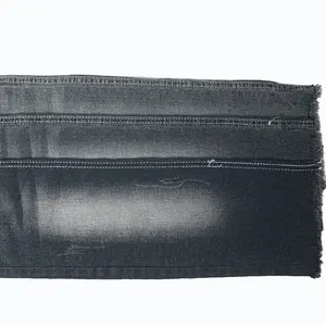 13 oz lourd dos noir 66 coton spandex denim tissu en gros
