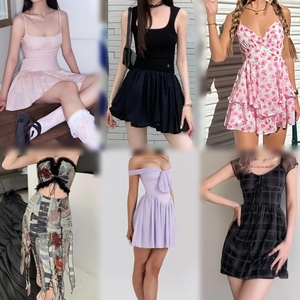 Summer Women's <b>Mixed</b> Dresses Wholesale Bulk Stock Lot - Floral Polka Dot Maxi Mini Midi Dress Bales for Boutique Resale - Product Image 3