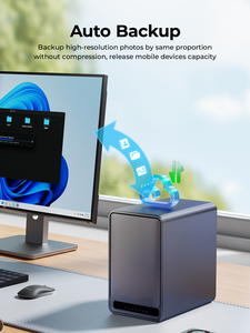 Thiết kế mới giao diện USB Home & Office NAS lưu trữ hộp đĩa cứng cá nhân Lan & mạng đám mây riêng chia sẻ sử dụng nhà - Product Image 6