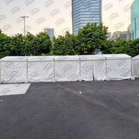Tente de réception en aluminium pour salon professionnel, tente à toit courbé, tente de réception pour salle de banquet