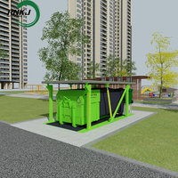 Compacteur de déchets souterrain municipal anti-corrosion haute capacité RNKJ