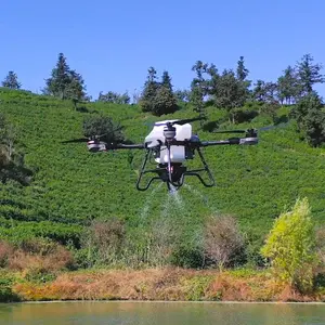 Pulverizador inteligente agrícola de alta capacidade, bicos centrífugos, pulverizador drone para pulverização agrícola