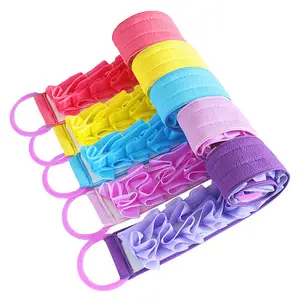 Tái Sử Dụng Cơ Thể Tự Nhiên Tẩy Tế Bào Chết Handmade Tắm Chà Dây Đeo Trở Lại Salu Loofah Tắm Vành Đai Scrubber