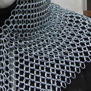 Authentique cotte de mailles en aluminium médiévale Capuche complète Cosplay de qualité supérieure Cadeau de reconstitution Armure plaquée antique faite à la main - Product Image 3