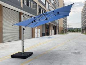 Parasols d'extérieur de marque, parasols de restaurant et de jardin avec éclairage solaire, vente en gros, grande taille, résistants au vent. - Product Image 6