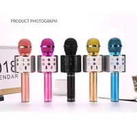 Mic Usb Mini Home Ktv WS-858 Draadloze Microfoon Handheld Karaoke Voor Muziek Zingen Speaker Speler