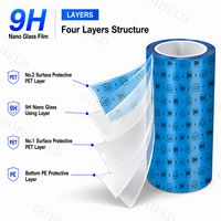 Film Anti Gores 9H Nano PET, Mencegah Goresan, Anti Ledakan, Pelindung Layar Membran, Bahan Roll