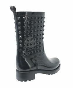 <span class=keywords><strong>Botas</strong></span> <span class=keywords><strong>de</strong></span> Lluvia para Mujer YL429, Negras, a Media Pantorrilla, Resistentes al <span class=keywords><strong>Agua</strong></span>, <span class=keywords><strong>de</strong></span> PVC, para Exteriores, Venta al Por Mayor - Product Image 2