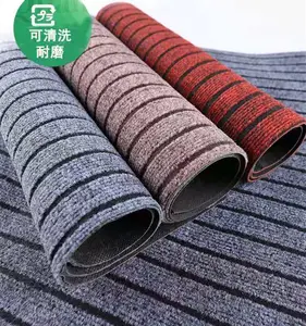 Niet Geweven Stof Anti Slip Custom Buiten Polyester Mat Met Pvc Tapijt Fabrikanten