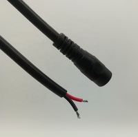 Cable de alimentación de CC para videovigilancia, extensión macho y hembra de 12V y 24V, 5521x5,5mm/2,1x5,5mm, 2,5