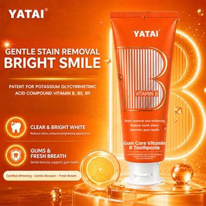 Dentifrice personnalisable au complexe de vitamine <span class=keywords><strong>B</strong></span> pour les soins des gencives, élimination des taches, blanchiment certifié, haleine fraîche, saveur menthe - Product Image 3
