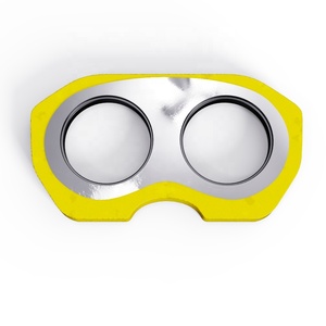 Bagian pompa beton DN230 DN200 pelat aus dan cincin pemotong <span class=keywords><strong>Putzmeister</strong></span> Schwing Zoomlion Sany