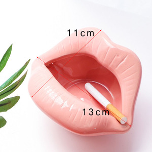 Cendrier à lèvres mignon en céramique 2023 Aliexpress, Design créatif, <span class=keywords><strong>jardinière</strong></span> <span class=keywords><strong>Sexy</strong></span>, Pots de fleurs, décoration de bureau, Offre Spéciale - Product Image 5