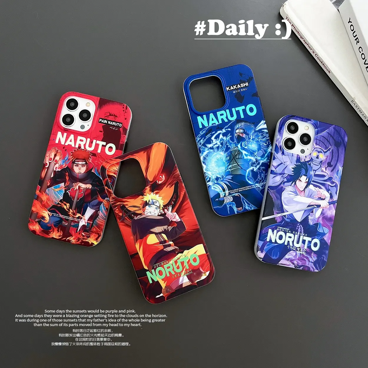 Anime Phone Cases for iPhone 11 12 13 14 pro max Laser High Quality Full Coverage Mobile Covers
