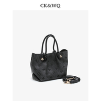 Sacs fourre-tout et sacs messager élégants pour femmes à motif tissé, en PU, avec fermeture à lacets, style décontracté professionnel, marque OEM, modèle WQ-9935G