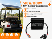 Contrôleur de charge solaire MPPT 30A 1080W avec écran LCD, sortie max 30A, entrée 13-60V, efficacité 95%-98%, refroidissement intelligent, protection complète pour