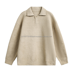 Jersey de Fútbol con Cuello Redondo y Textura Gruesa de Terciopelo, Estilo Japonés, Holgado, Grueso y Cálido, 100% Poliéster, con Logotipo Frontal - Product Image 2