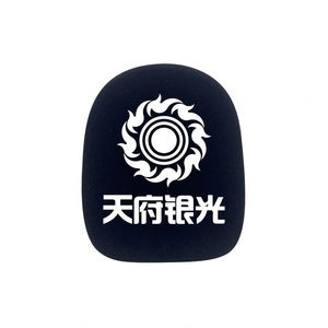 ฟองน้ำไมโครโฟนพร้อมโลโก้พิมพ์ลาย  ฝาครอบไมค์แบบกำหนดเอง  แผ่นกันลมไมค์พร้อมโลโก้  แผ่นโฟมกันลมสำหรับการสัมภาษณ์ สำหรับ <span class=keywords><strong>RODE</strong></span> Wireless <span class=keywords><strong>GO</strong></span> <span class=keywords><strong>II</strong></span> - Product Image 3