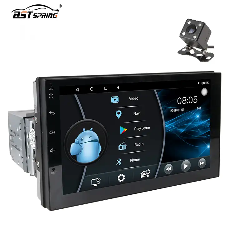 Bosstar 7インチHD Touch Screen Universal Android Car DVD Player GPS Navigation Car Music System Car Video