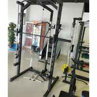 Station multifonctionnelle Smith Machine à prix d'usine en gros, rack à squats, machine Smith pour salle de sport à domicile