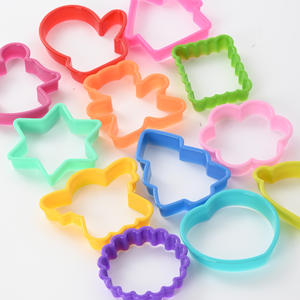 Christmas Cookie <b>Cutter</b> Set 12-Piece Plastic Baking Mold For <b>Cake</b> Flour Decorating Random Color Dishwasher Safe - Product Image 2