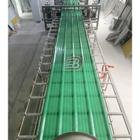 Tôles de toiture en PRV, panneaux de toiture ondulés en fibre de verre, anti-UV, transparents, légers, pour entrepôts industriels et serres