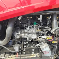60 PS Landwirtschaftlicher Radtraktor mit Frontlader Neuer Chinesischer Landwirtschafts-4WD-Getriebepumpenmotor Weichai-Motor