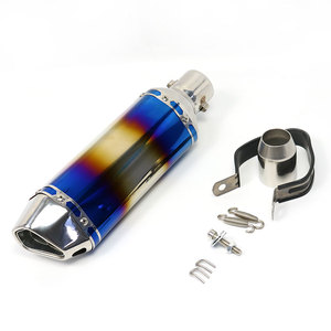 Silencieux d'échappement universel pour moto <span class=keywords><strong>Yoshimura</strong></span> R1000 R600 S750Z longueur 370mm, GSX-S1000 d'échappement en acier inoxydable - Product Image 2