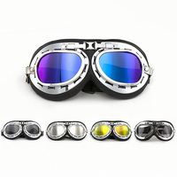 Lunettes de soleil rétro de haute qualité pour moto, style steampunk, pour homme et femme, vente en gros