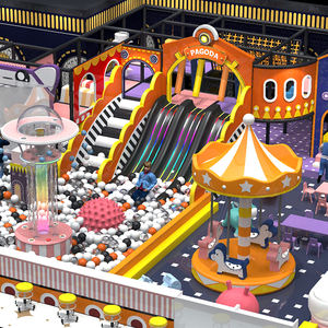 <span class=keywords><strong>Parc</strong></span> d'attractions intérieur populaire 2025, style forêt, centre de divertissement, toboggans pour enfants, piscine à balles, trampoline pour 50 à 200 enfants - Product Image 2