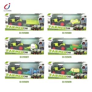 <span class=keywords><strong>Trattore</strong></span> Telecomandato Chengji, Giocattolo con Scena Simulata, Ricaricabile, 1:16, 27MHZ, Camion Agricolo a Quattro Ruote Motrici con Rimorchio - Product Image 5