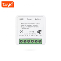Tuya Smart Lift App 16A Mini Smart Wifi DIY Switch prend en charge le module d'automatisation de contrôle à 2 voies