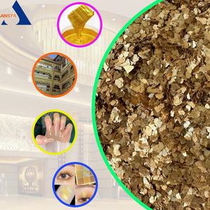 Оптовая продажа, натуральный синтетический слюда, кальцинированный Золотой слюдяной чешуйчатой стружки, мусковитовый порошок - Product Image 3