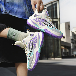 <strong>2026</strong> New Model Youth Combat Training <strong>Basketball</strong> <strong>Shoes</strong> - Student Couple Anti-Slip, Shock Absorbing, Wear-resistant Sports <strong>Shoes</strong> - Product Image 2