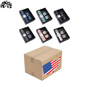 500ml kinh doanh Đảng Bộ Quà Tặng Chai 304 thép không gỉ cốc chân không phích <span class=keywords><strong>Flask</strong></span> một chai nước đi kèm với ba cốc nhỏ - Product Image 6