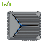 Mini PC Industrial Sin Ventilador N150, Pantalla 2HD 4K, 2 LAN, DD5, Compatible con Win 11 y Linux