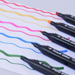 Ensemble de marqueurs d'art à double pointe fine, à base d'alcool, pour coloriage, croquis et illustration, 12, 24, 36, 48, 60, 80, 206, 226 pièces - Product Image 2