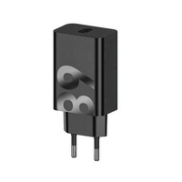 Chargeur mural rapide GaN 25W en gros, PD 3.0 QC3.0, port Type-C, ignifuge, 5V/3A, écologique, pour ordinateurs portables, téléphones mobiles, montres connectées