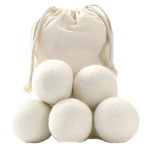Paishang Trending 2025 Novedades Más Vendidas Bolas de Secadora Orgánicas XL Puras Paquete de 6 Reutilizables 40g Color Personalizado Lana - Product Image 3