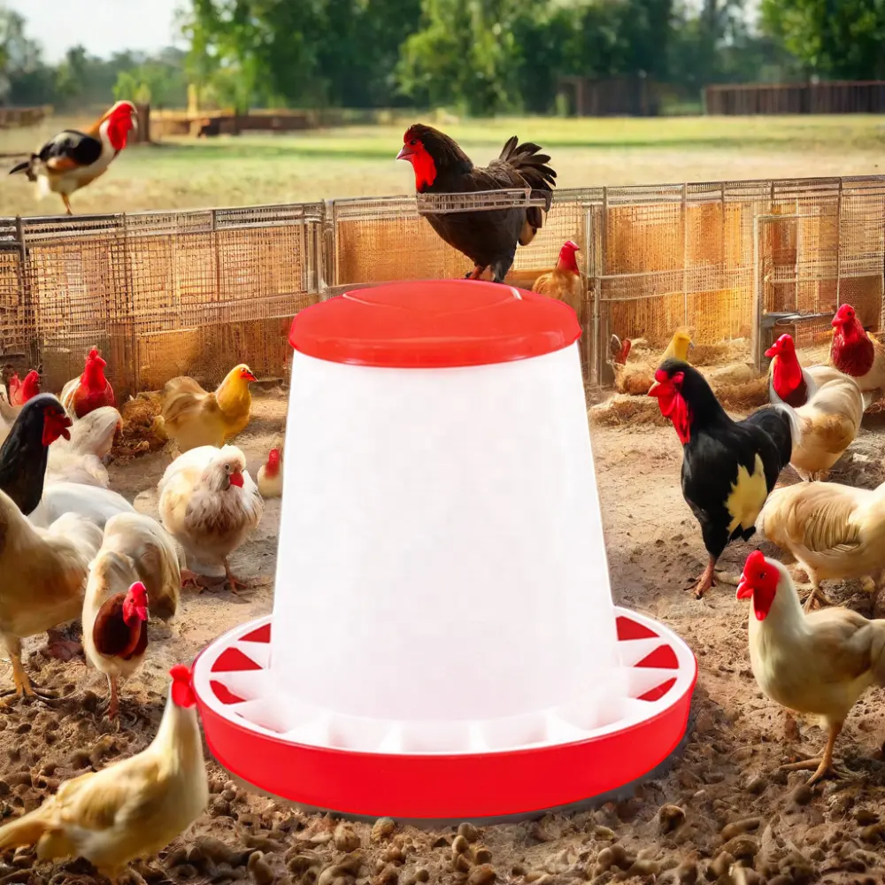 小動物用の耐久性のあるプラスチック製の手動鶏肉食品および飲料フィーダー動物家禽飼育装置