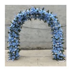 Betterlove2023カスタマイズされた赤インドの結婚式高品質の人工の新しい売れ筋フラワーアーチブラケット付き - Product Image 5