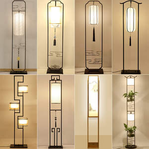 Nuevas Lámparas de Pie de Estilo Chino para la Sala de Estar, Simples y Modernas, de Hierro Forjado Retro Antiguo con LED para Estudio y Dormitorio - Product Image 3