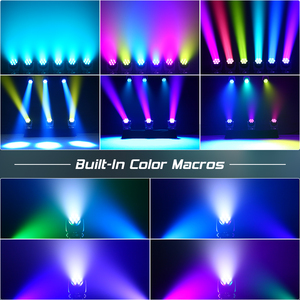 7*40W <span class=keywords><strong>RGBW</strong></span> 4in1 Bee Eye <span class=keywords><strong>Led</strong></span> zoom rửa di chuyển đầu ánh sáng DMX512 điều khiển DJ Disco với nhuộm hiệu ứng chùm đèn sân khấu - Product Image 4