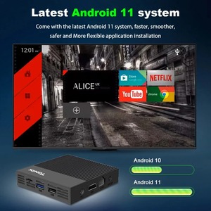 Thông minh TV BOX <span class=keywords><strong>ANDROID</strong></span> 4G & 5G Dual band Wifi thông minh Set Top Box AV1 phương tiện truyền thông Máy nghe nhạc - Product Image 3