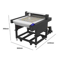 Cortadora de Cama Plana Automática MODAO 3T en Oferta, Plotter para Papel, Adhesivos y Tela, Máquina de Corte de Papel