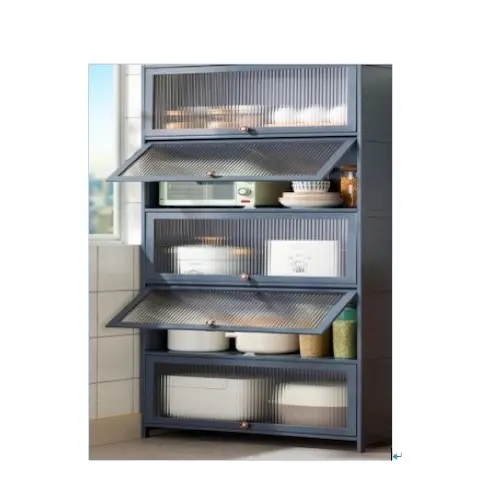 Organizador de cocina de bambú, estante de madera para horno de microondas, multifunción, artículos para el hogar