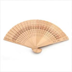 Éventails en bois pour cadeaux de mariage et de fêtes, éventail à main en bambou de haute qualité, culture et tradition chinoises - Product Image 1