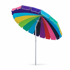 <span class=keywords><strong>Parasol</strong></span> de plage moderne TNT Jumbo Rainbow de 2,25 m, <span class=keywords><strong>grand</strong></span> <span class=keywords><strong>parasol</strong></span> d'extérieur pour hôtel, patio, avec inclinaison, protection solaire <span class=keywords><strong>multicolore</strong></span> pour jardin, piscine - Product Image 2