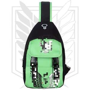 7 sacs à bandoulière et sacs messager à motif anime Demon Slayer <span class=keywords><strong>Kimetsu</strong></span> <span class=keywords><strong>No</strong></span> Yaiba, Sasuke, Mikasa, cosplay, dessin animé, sac à bandoulière unique - Product Image 4